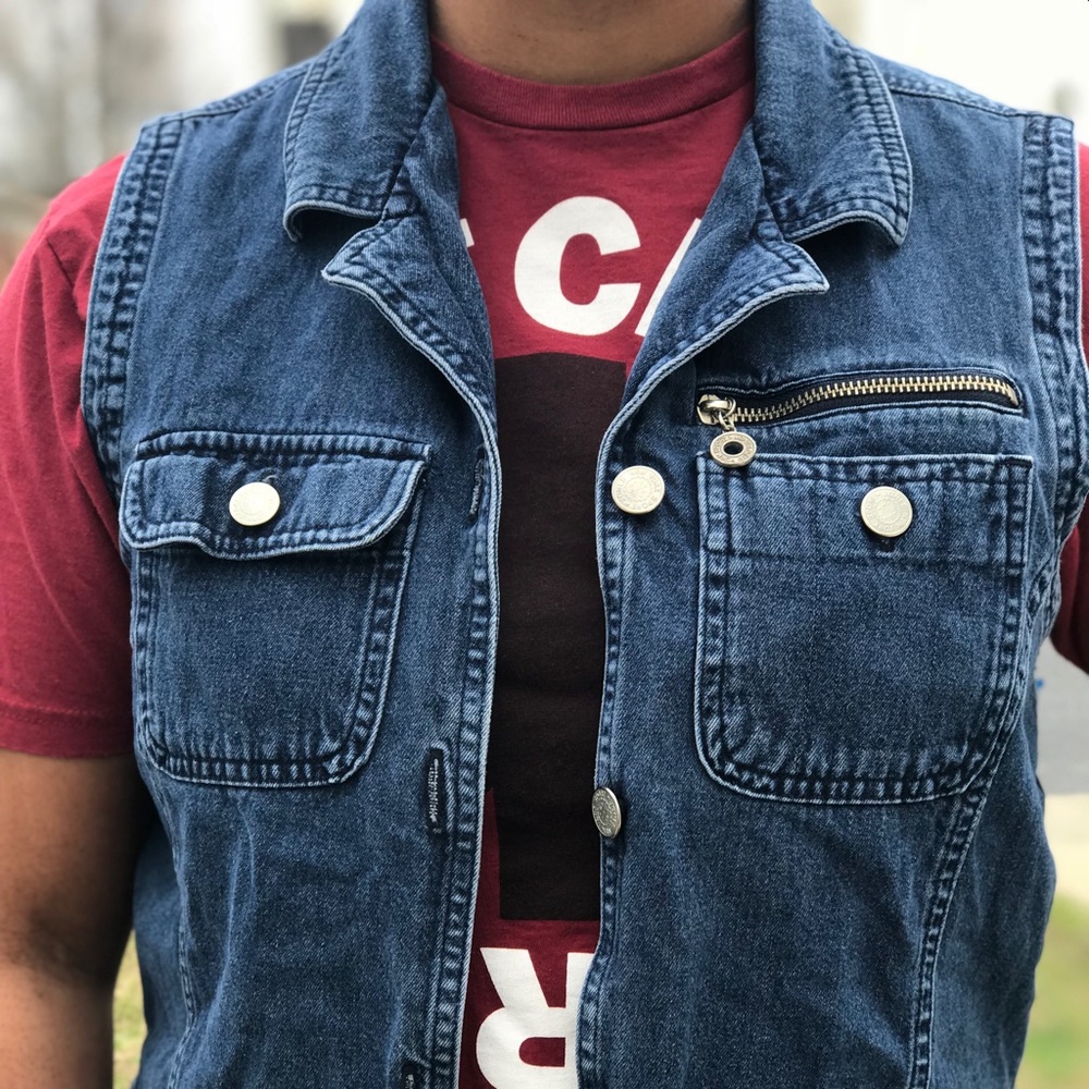 Vintage 90s Denim Jones New York Sport Vest